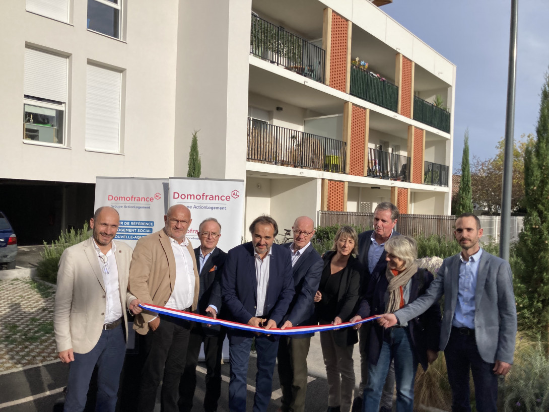 Inauguration de la résidence au 1 rue Jean-Louis Chelle à Langon