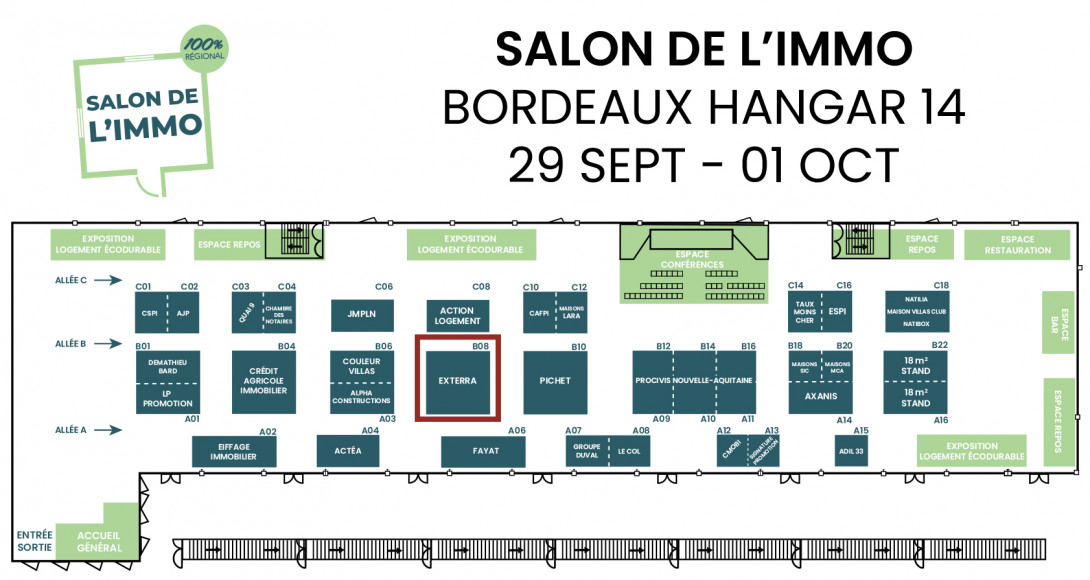 exterrA au salon de l'Immo à Bordeaux