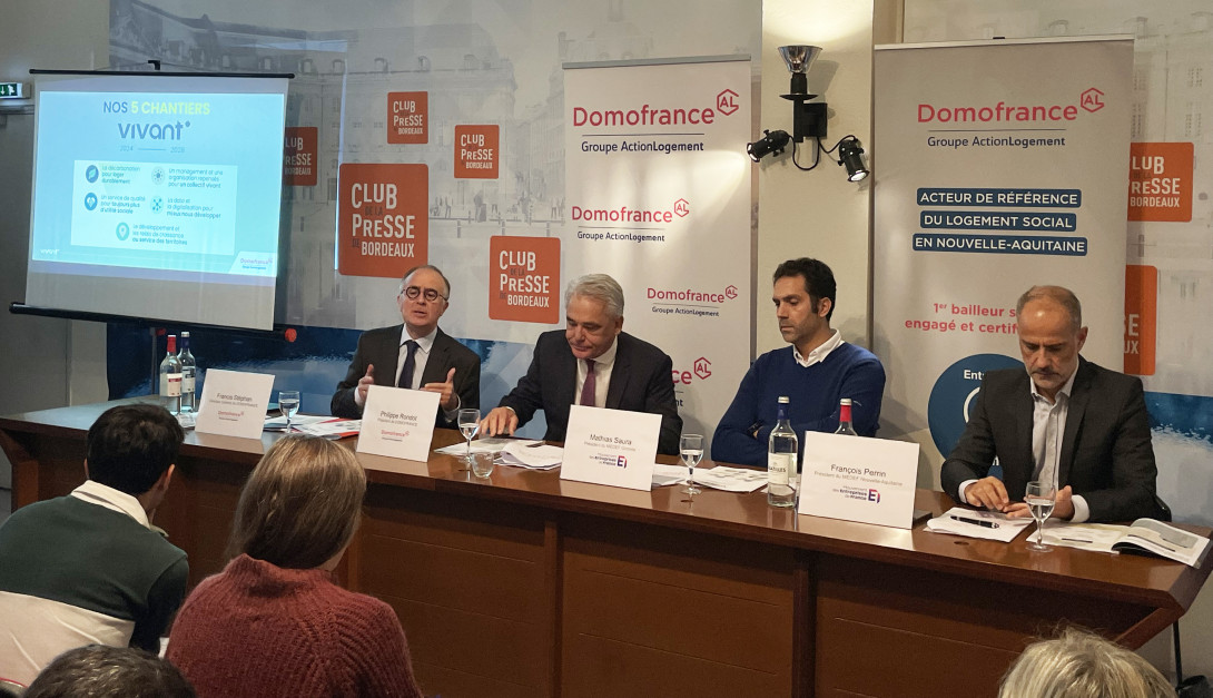 Domofrance présente « vivant » en conférence de presse !