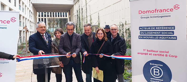 DOMOFRANCE INAUGURE SES RÉSIDENCES RÉALISÉES AU CŒUR DU QUARTIER AMÉDÉE SAINT-GERMAIN À BORDEAUX SAINT-JEAN BELCIER – OIN BORDEAUX EURATLANTIQUE