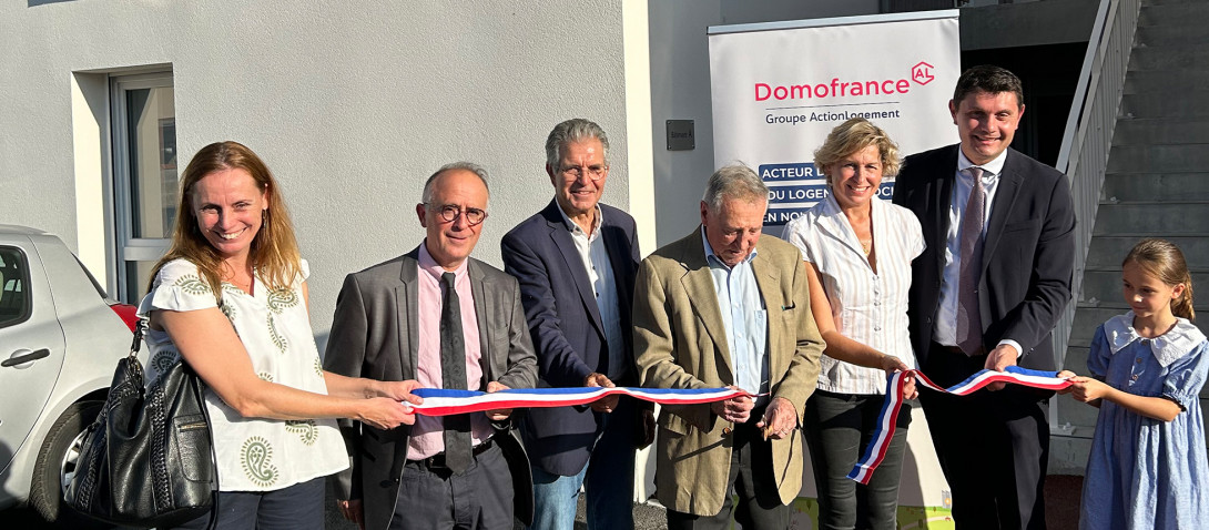 Inauguration de la résidence Domofrance « Les logis de Boès » à Cestas