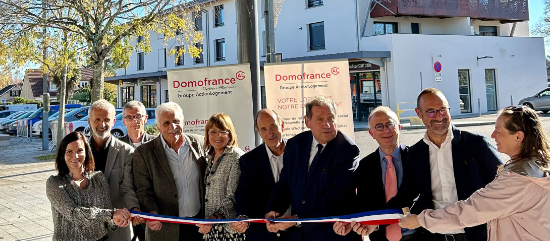 Inauguration de la résidence Domofrance « Les Magnolias » à Serres-Castet